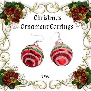 Christmas Ornament Earrings NEW